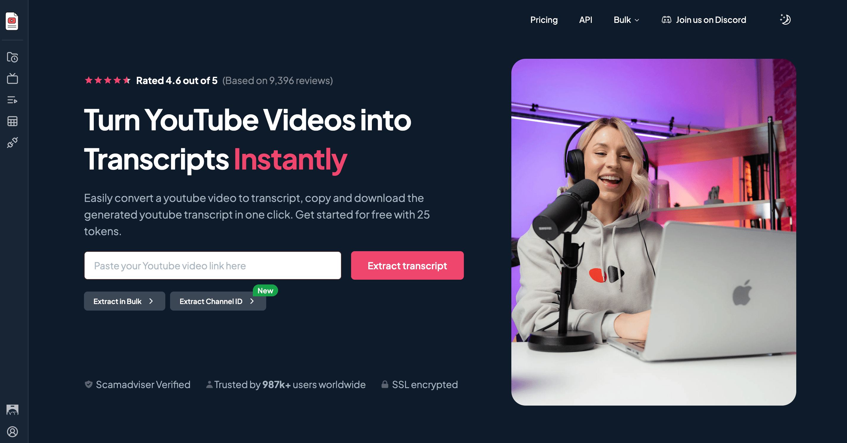 YouTube-transcript.io